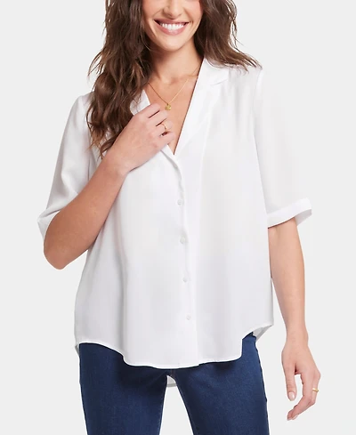 Nydj Women's Gabrielle Short Sleeve Top