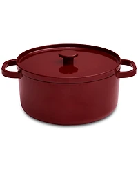 The Cellar Enameled Cast Iron 6-Qt, Dutch Oven Bordeaux, Macy's Exclusive