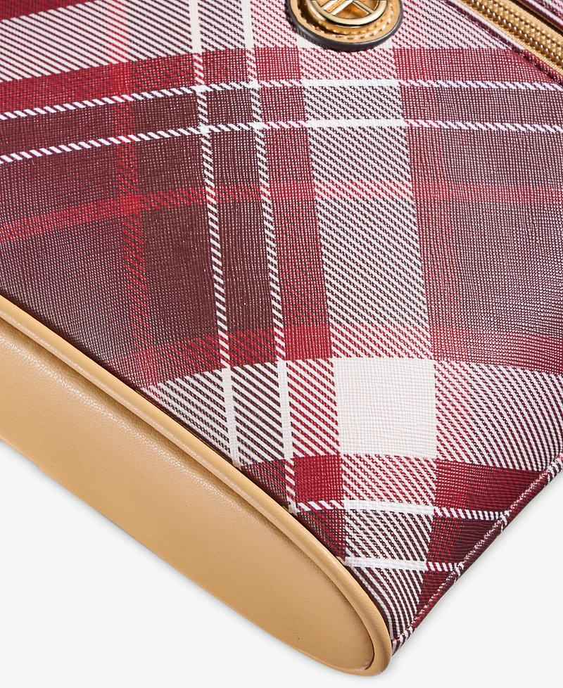 Giani Bernini Plaid North South Crossbody Bag, Macy's Exclusive