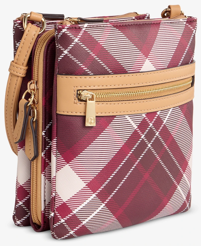 Giani Bernini Plaid Dasher Bag, Macy's Exclusive
