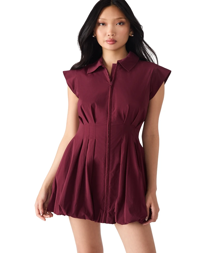 Steve Madden Women's Dyanne Bubble-Hem Mini Dress