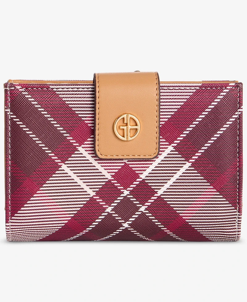 Giani Bernini Plaid Framed Indexer Wallet, Macy's Exclusive