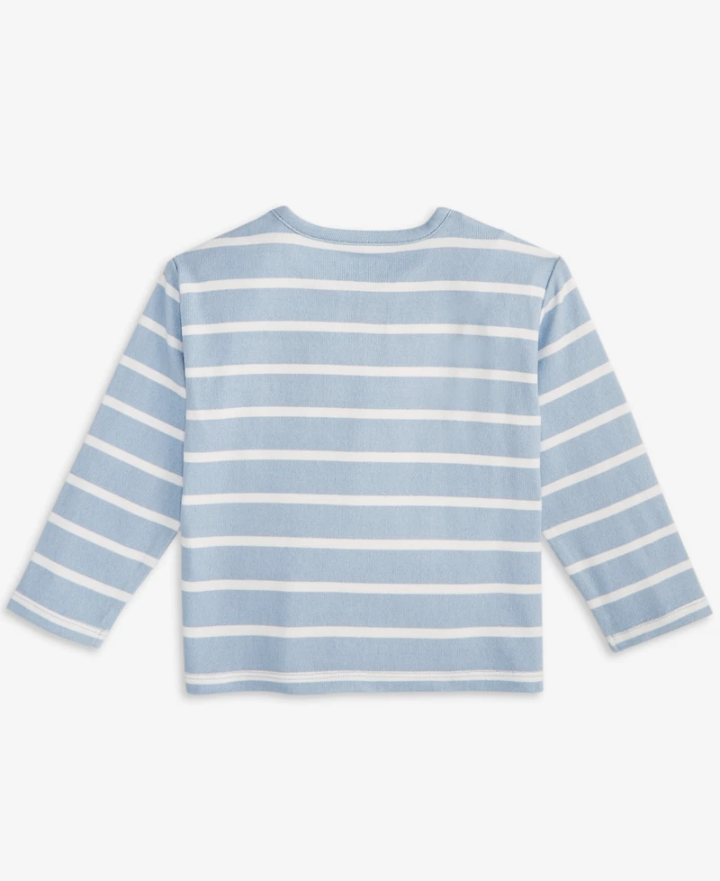 First Impressions Baby Hacci Striped Sweatshirt, Macy's Exclusive