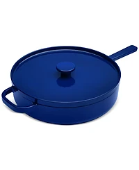 The Cellar Enameled Cast Iron 3.5-Qt. Braiser Blue, Macy's Exclusive