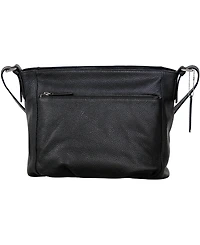 Mancini Mila Mini Zipper Hobo Bag