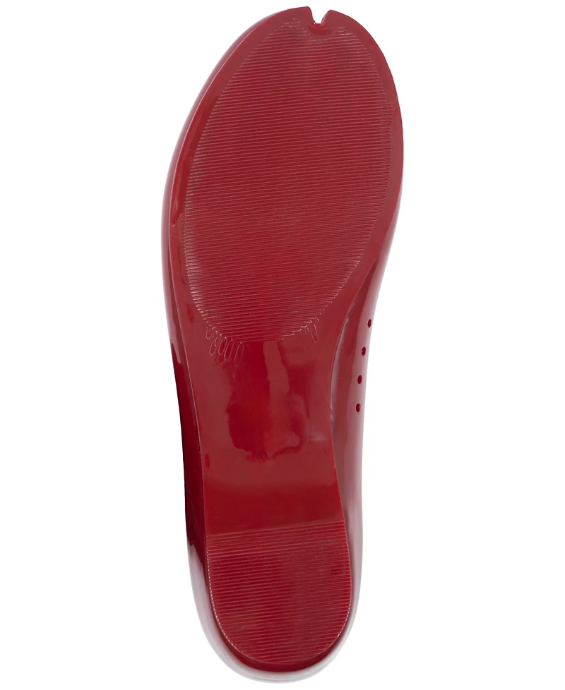 Jeffrey Campbell Women's Fixed Split-Toe Jelly Flats