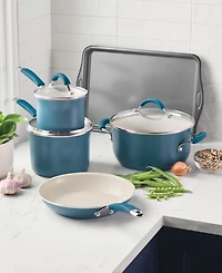 Rachael Ray Cucina Ceramic Nonstick 8-Pc. Cookware Set, Created for Macy's