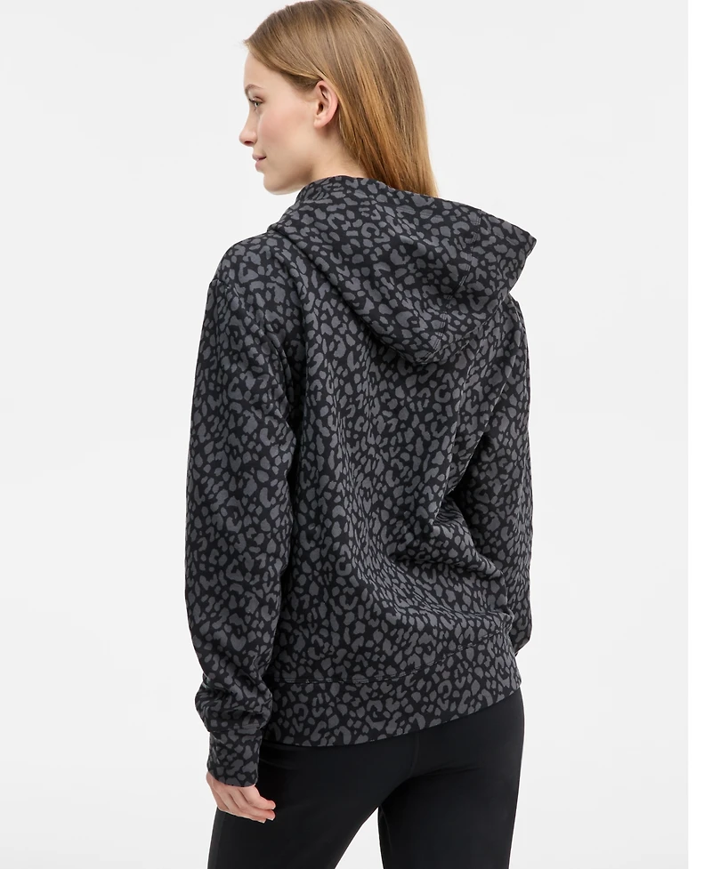 Id Ideology Women's Kangaroo-Pocket Fleece Hoodie, Created for Macy's