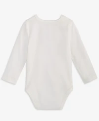 First Impressions Baby Hello Long-Sleeve Bodysuit, Macy's Exclusive