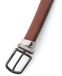 Perry Ellis Portfolio Men's Burnished Reversible Leather Dress Belt
