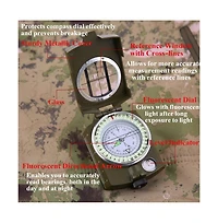 Sportneer Compass Hiking Survival Military Grade Waterproof Boy Scout Compass for Kids Gift Backpacking Camping Hiking Navigation