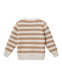 Andy & Evan Toddler/Chile Boys Fall Striped Sweater with Truck