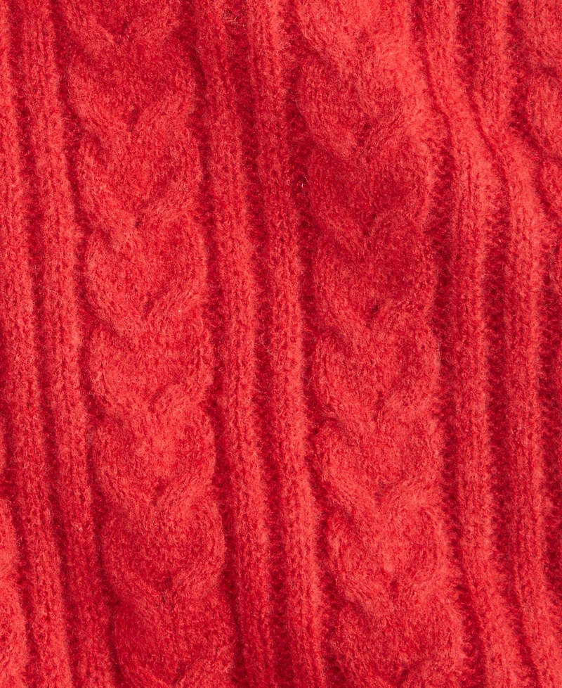 Style & Co Women's Solid Cable Knit Scarf, Macy's Exclusive