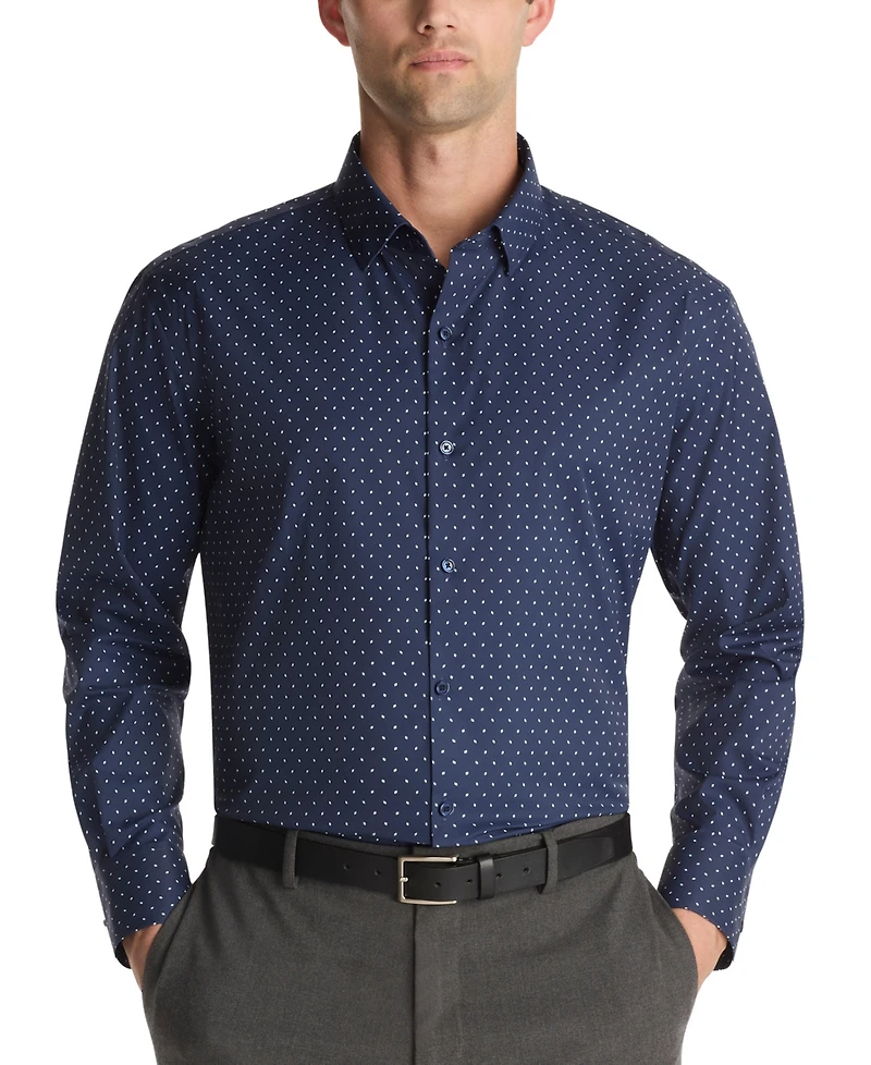 Tommy Hilfiger Men's Tech Athletic Fit Dress Shirt