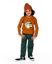Deux par Boy Long Sleeve Cotton Jersey Tee Shirt