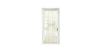 GoodGram Sheer Elegance Voile Door Panel, 60 By 72-inch, Beige - 52 in. W x 72 in. L