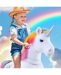 PonyCycle Ride-on Unicorn Rainbow Model X Size for -4 Years