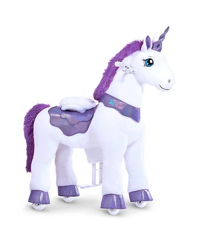PonyCycle Ride-on Unicorn Purple Model E Size 4 for 4-7 Years