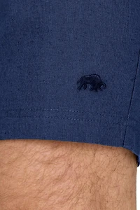 Raging Bull Men's Stretch Waist Linen Short