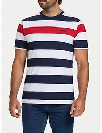 Raging Bull Men's Contrast Chest Stripe T-Shirt