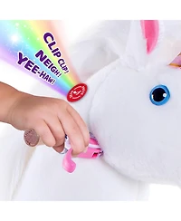 PonyCycle Ride-on Unicorn White Model U Size 4 for 4- Years
