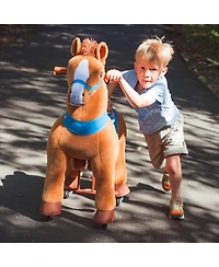 PonyCycle Ride-on Horse Brown Model E Size 4 for 4-7 Years