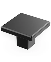 Heritage Designs Tempo: Square Knob 10pk - Matte Black