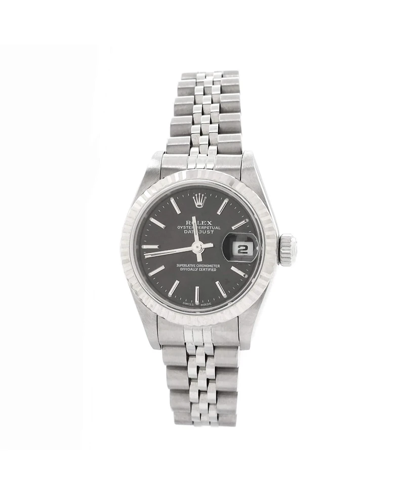 Pre-Owned Rolex Oyster Perpetual Datejust Automatic Watch in Stainless Steel and White Gold 26mm