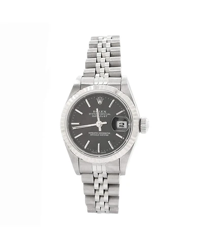 Pre-Owned Rolex Oyster Perpetual Datejust Automatic Watch in Stainless Steel and White Gold 26mm