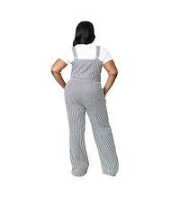 Smak Parlour Plus Wide Leg Dungarees
