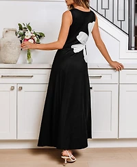 Cupshe Women's Evening Layers Floral Maxi Beach Dress