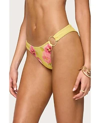 Edikted Womens Miley Floral Bikini Bottom