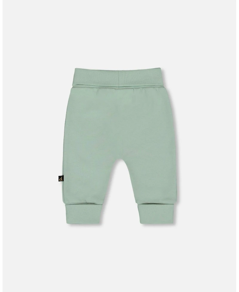 Deux par Baby Girls Cotton Evolutive Pant Jade Green