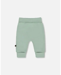 Deux par Baby Girls Cotton Evolutive Pant Jade Green