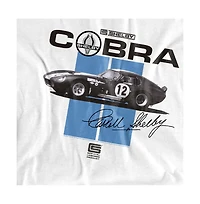 Logovision Men's Shelby Cobra Racing Stripes T-Shirt