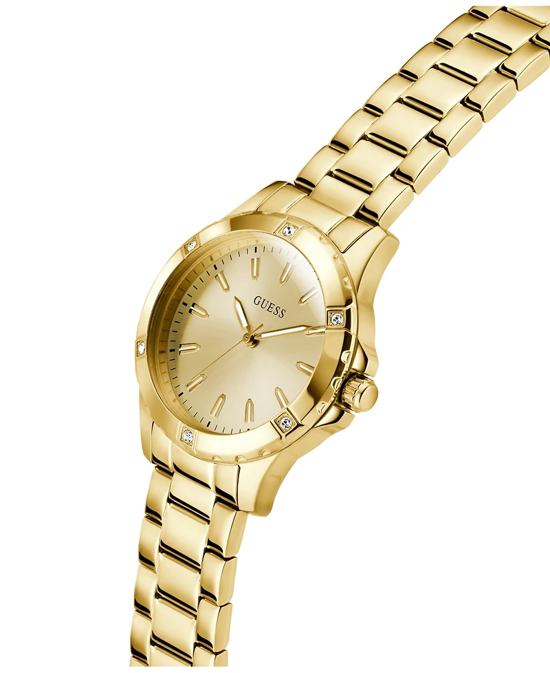 Guess Women's Gold Tone Analog Watch, 35mm