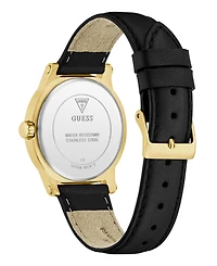Guess Women's Black Gold Tone Analog Watch, 36mm