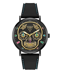 Guess Men's Black Multi-function Watch, 44mm
