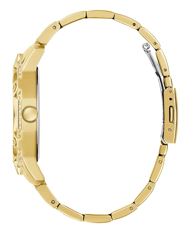 Guess Men's Gold Tone Multi-function Watch, 46mm