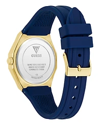 Guess Women's Blue Rose Gold Tone Analog Watch, 36mm