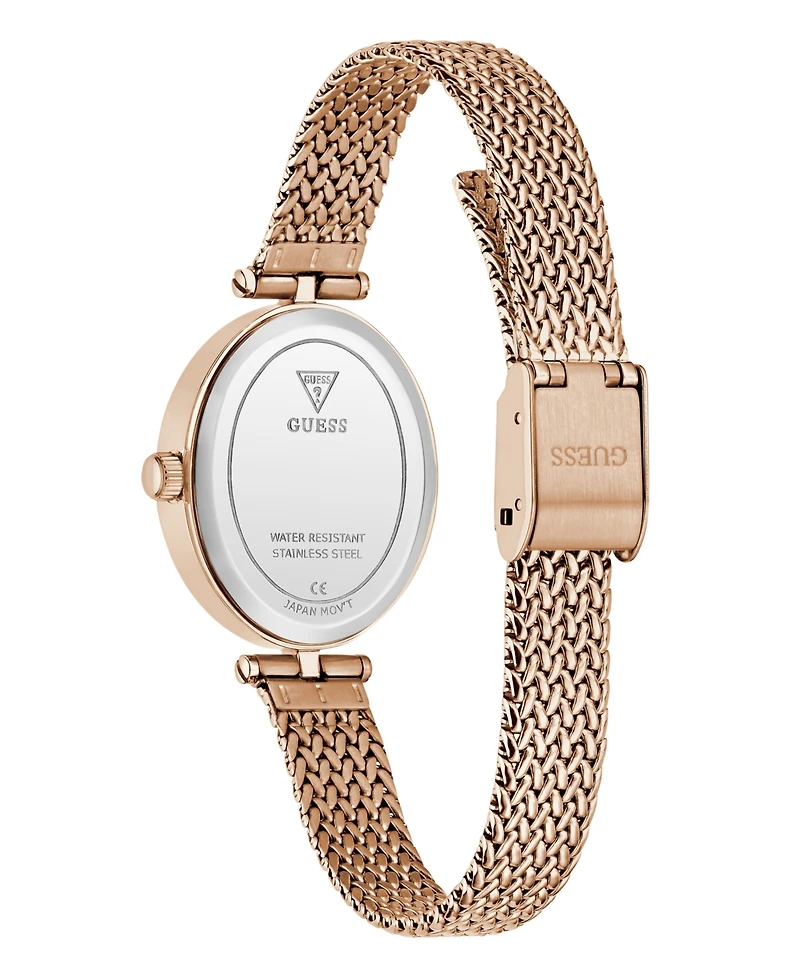 Guess Women's Rose Gold Tone Analog Watch, 24mm