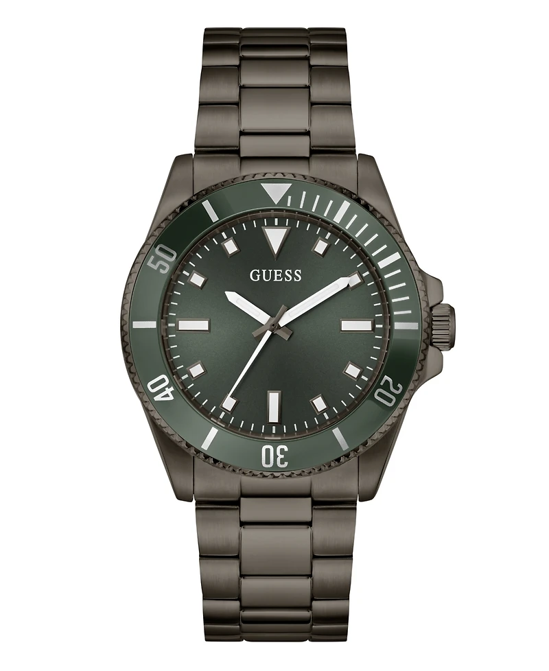 Guess Men's Gunmetal Analog Watch, 41mm