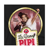 Logovision Men's Emily Paris La Dame Pipi T-Shirt