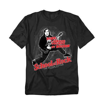 Logovision Men's School Of Rock Rockin T-Shirt