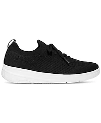FitFlop Women's Super-q Crystal-Trim Knit Laced Up Sneakers