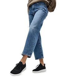 FitFlop Women's Super-q Crystal-Trim Knit Laced Up Sneakers