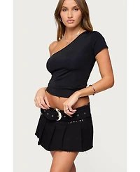Edikted Women's Gayla One Shoulder Top