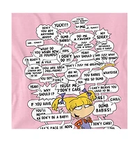 Logovision Men's Rugrats Angelica Famous Quotes Overload T-Shirt