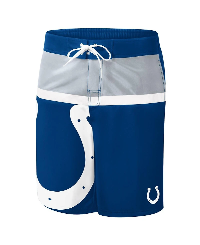 Men's G-iii Sports by Carl Banks Royal Indianapolis Colts Sea Wind Swim Trunks