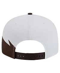 New Era Men's Brown/White San Diego Padres Jagged 9FIFTY Snapback Hat